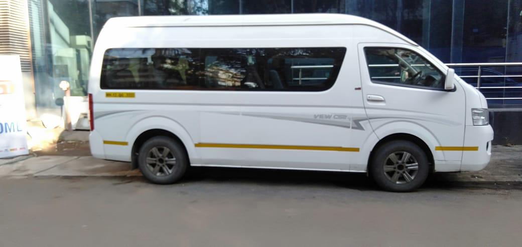 Corporate Shuttles vehicle - Professional corporate transportation service by Comfort Tours Pune